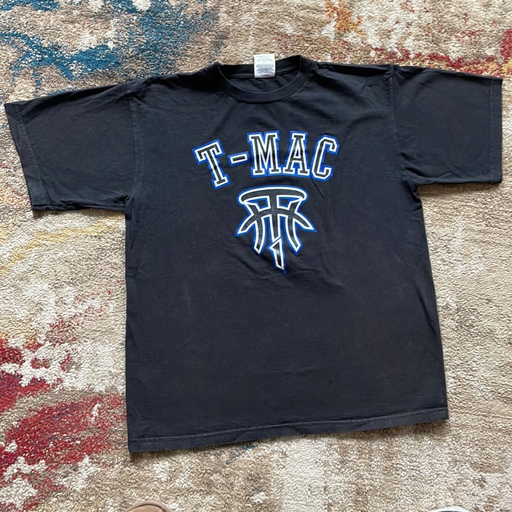 Large black Tracy McGrady adidas t-shirt Orlando Magic retro